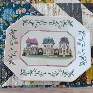 The Lenox Village Bread Platter